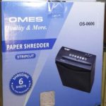 PAPER SHREDDER STRIPCUT SHREDING 6SHEETS