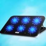 TWO118MM SILENT FANS COMPUTER BLUE LED LIGHT